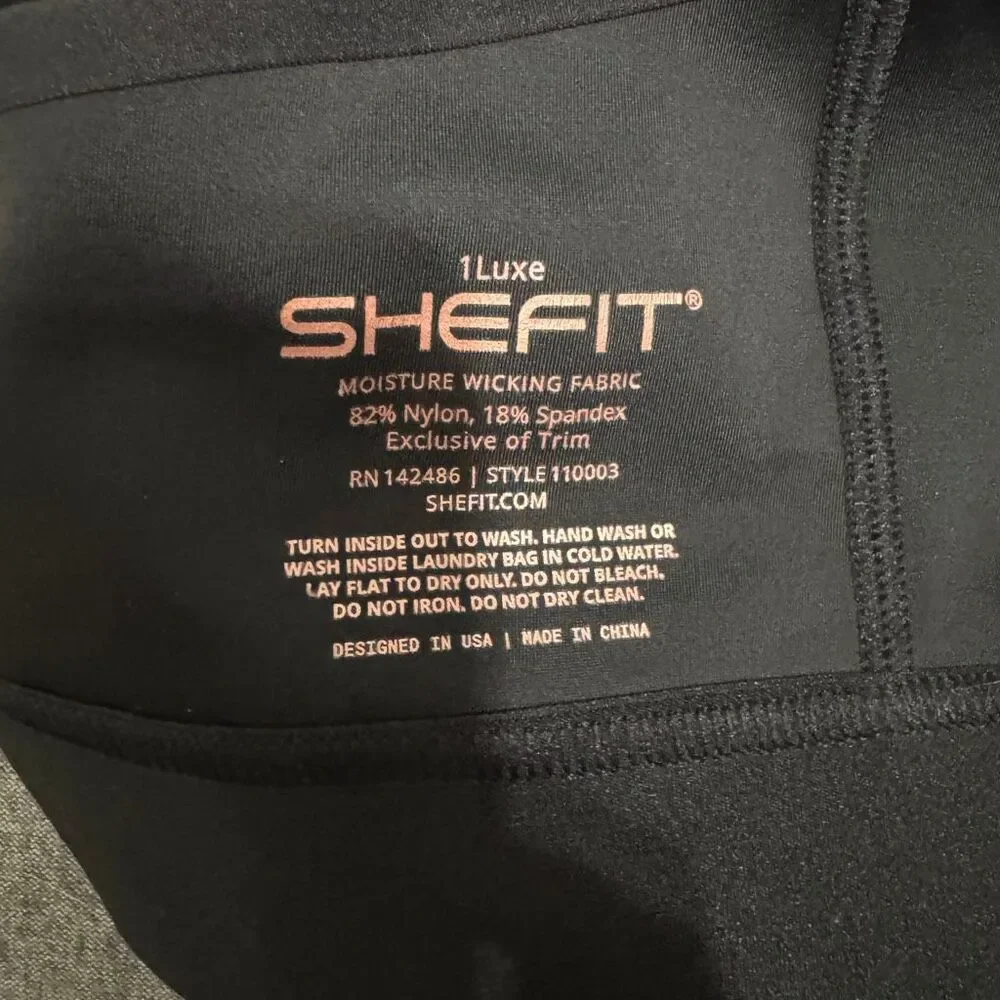 SHEFIT Flex Sports Bra black rose gold size 1 luxe - Picture 7 of 7